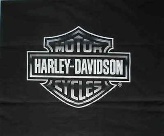 Black Shield Logo HARLEY DAVIDSON motorcycle Quilt Fabric fq fat 