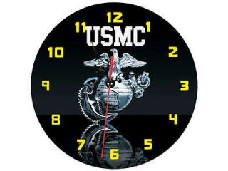 clock 1218 united states marine corps wall clock new from