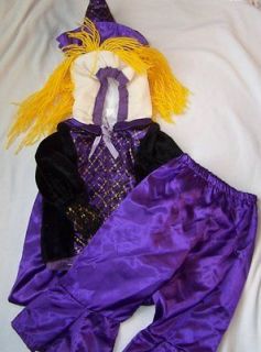 Celebration Girls Witch Halloween Costume ~ Size 24 Months/2T ~ Purple 