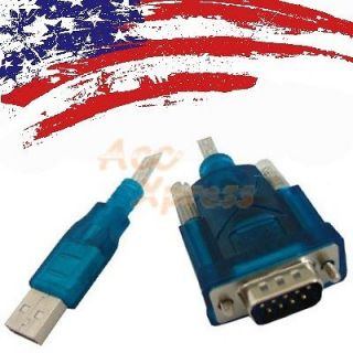 USB TO RS232 DB9 SERIAL CABLE ADAPTER CONVER FOR SATELLITE VISTA 7 32 