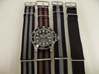 20mm military strap BOND combo (excl Rolex Submariner watch 