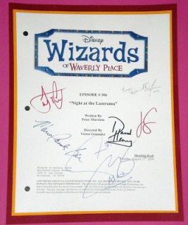 wizards of waverly place signed script rpt selena gomez time