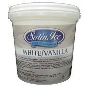 rolled fondant white vanilla 5 lbs satin ice time left