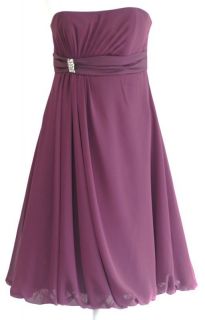 sophia tolli purple bridesmaid cocktail dress size 8 time left