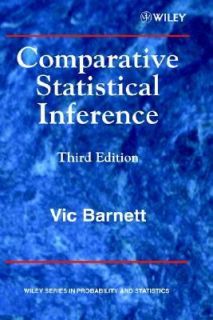 Comparative Statistical Inference by Vic Barnett 1999, Hardcover 