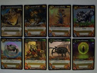   Lot   8 Different Pet Loot Cards   Vicious Grell, Nightsaber Cub