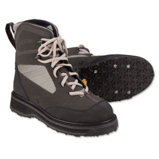 MENS ORVIS RIVER GUARD CLEARWATER II WADING BOOTS ON SALE RUBBER SOLE 