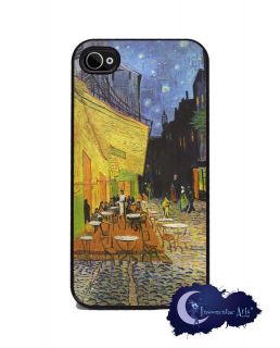 Cafe Terrace at Night by Van Gogh   Art iPhone 4/4s Slim Case, Cell 