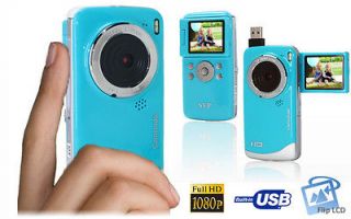 SVP FULL HD 1080p Pocket Digital Video Camera Flip LCD Built in USB TV 