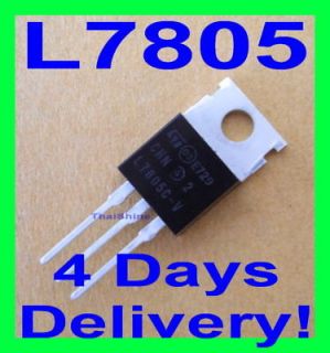 20 x l7805cv l7805 7805 volt regulator ic 5v 1 5a 4 days delivery 