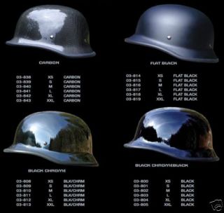 helmet german flat black novelty by voss large time left