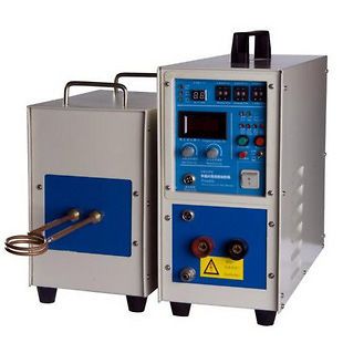   Dual Station MidFrequency Induction Heater Heating Melting Furnace