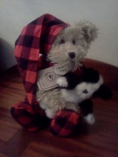 Boyds Bears Plush Alvis Q. Bearnap with Sunoozy T. Puddlemaker