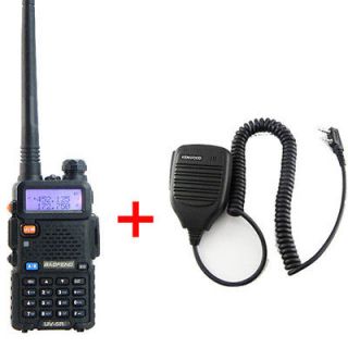 Walkie Talkie BF UV5R 5W 128CH 2 Way Radio UHF+VHF DTMF+Keyboard 