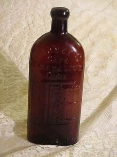Antique Medicine Bottle Warners Safe Kidney & Liver Cure Rochester NY 