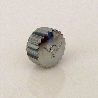 MONDIA Watch Winder Crown 4,90 x 2,70 mm; Tap Thread 0.80 mm Silver 