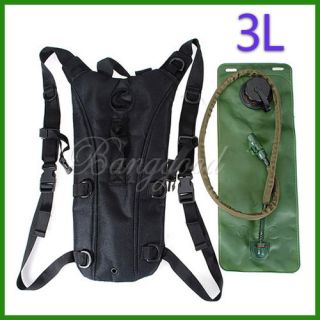 3L Hydration Water Bag Pouch Backpack Bladder Hiking Climbing Survival 