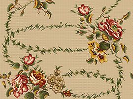 Quilting Fabric Chintz Reproduction 1810 Virginia Quilt by QT 100% 