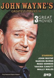 John Wayne Greatest Movies 3 DVD, 2008