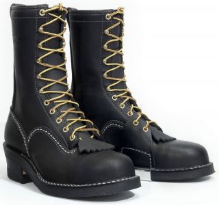 Wesco HIGHLINER Mens Stock Boots Black CST5710   Composite Toe