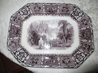 Wedgwood Peruvian Mulberry Ironstone Transferware Platter