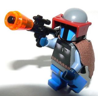BOBA jango FETT custom lego star wars figure blaster pauldron