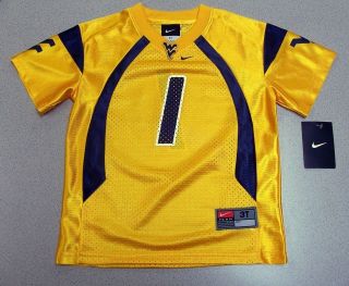 Nike West Virginia Mountaineers Tavon Austin #1 gold WVU jersey 