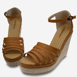 Gallant Summer High Heel Women Shoe Wedge Platforms Ankle Strap 