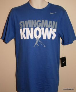Nike GRIFFEY SWINGMAN KNOWS Blue/Grey Whit​e T Shirt Sz S 2XL NWT