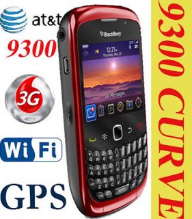 New RIM Blackberry 9300 Curve 3G WIFI Cell Phone AT&T Mobile UNLOCKED 