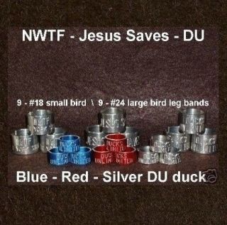 18 ducks unlimited jesus saves nwtf leg band package time