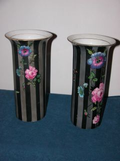 pair royal staffordshire wilkinson vases c 1910 