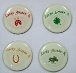 lot of quantity 100 lucky stroke white ball markers time