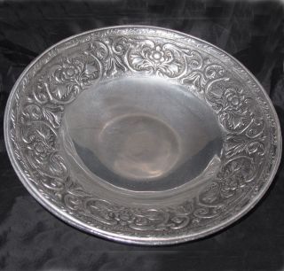 WILTON PEWTER SERVING BOWL WILLIAM AND MARY WILTON ARMETALE HOLLWWARE