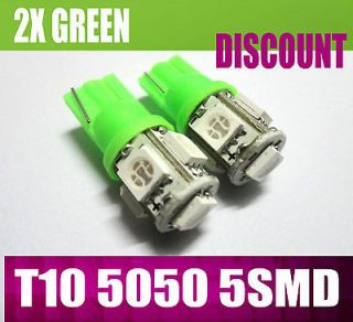 2X Green T10 5 SMD 168 194 555 558 192 922 147 Car LED Door Courtesy 