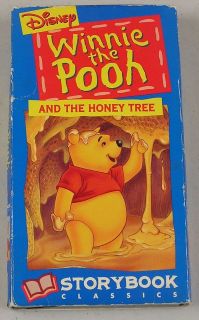 winnie the pooh and the honey tree vhs 1991 one