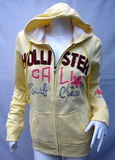 new yellow surf crew sweater hoodie hollister women m from