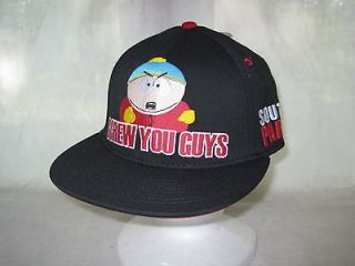 South Park Cartman You Guys Flatbill Snapback Cap Hat Headwear TV 