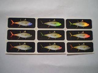 irridescent yellowfin tuna decals for rod building time left