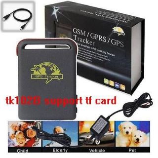   Mini Real Time GSM/GPRS/GPS Tracker with Memory TK102B+Hard wired car