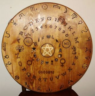 hand made wooden witches seance ouija table top  219 99 0 