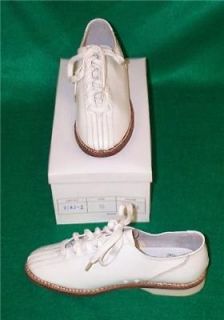 Size 7 High Skore Womens Lace to Toe Bowling Shoes White RH/LH FREE 
