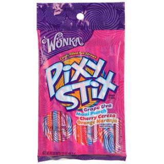 Newly listed 2 x Willy Wonka PIXIE STIX sticks Candy 3.2 oz twin
