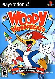 Woody Woodpecker Escape From Buzz Buzzard Park Sony PlayStation 2 