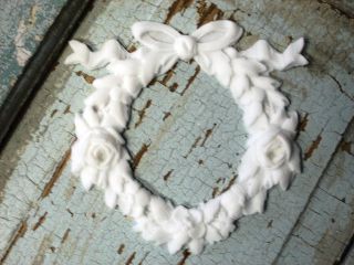 shabby n chic rose wreath wholesale furniture appliques easy to