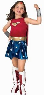 DC Super Heroes Wonder Woman Child Girls Halloween Costume, Small