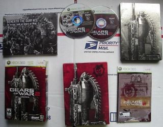 gears of war 2 limited edition xbox 360 complete time
