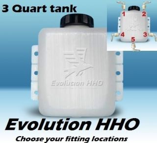 quart hho dry cell reservoir bubb ler tank kit