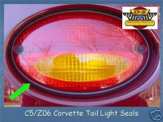 c5 c6 plus z06 corvette tail light seals stop the