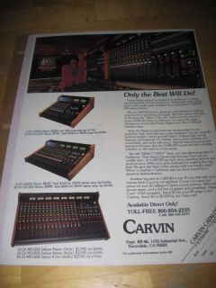 carvin mx series mixer ad frank zappa 1982 time left